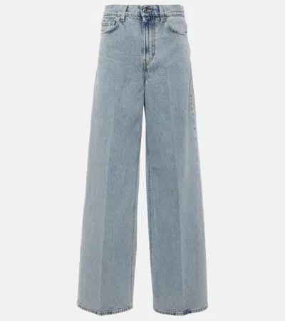 Totême High-rise Wide-leg Jeans In Blue