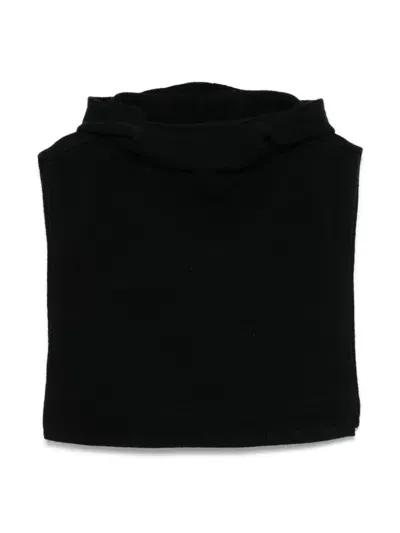 Totême Hooded Bib In Black