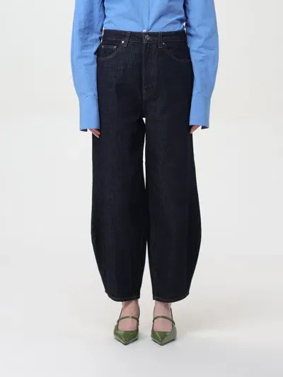 Totême Jeans Toteme Woman Color Denim In 牛仔布