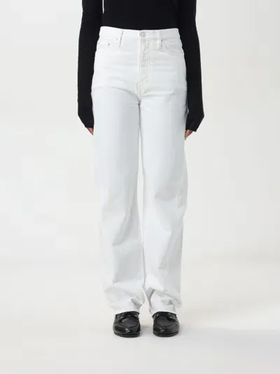 Totême Jeans Toteme Woman Color White In Weiss