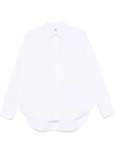 Totême Signature Cotton Shirt In White