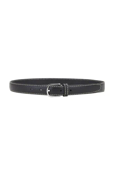 Totême Slim Contrast Belt In Black