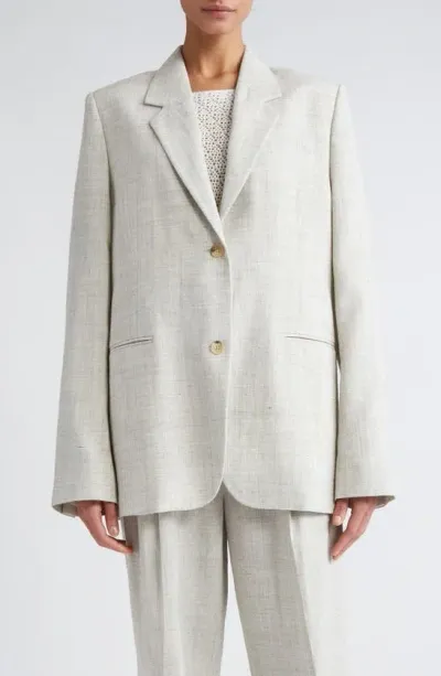 Totême Tailored Suit Jacket Oat Melange