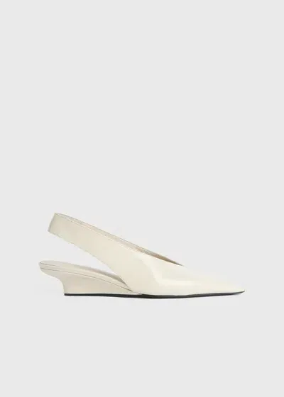 Totême The Wedge-heel Slingback Bleached Sand