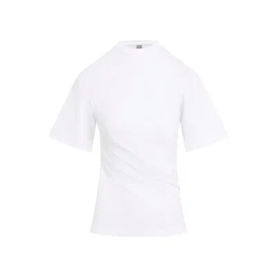 Totême Twisted Jersey T-shirt In White