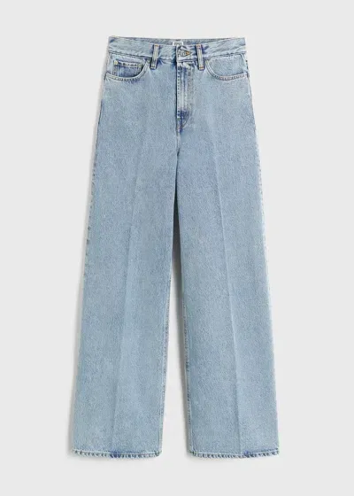 Totême Wide Leg Denim Cool Blue