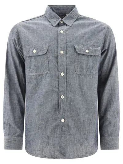 Toyo Enterprise Chambray Shirt In Blue