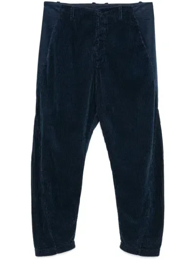 Transit Corduroy Trousers In Blue