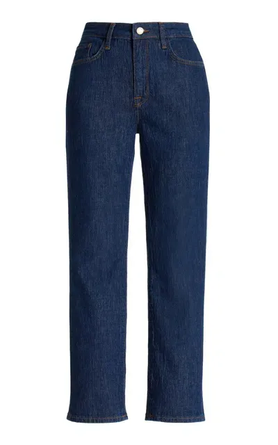 Triarchy Ms. Hawn High-rise Cropped Skinny Jeans In Blue