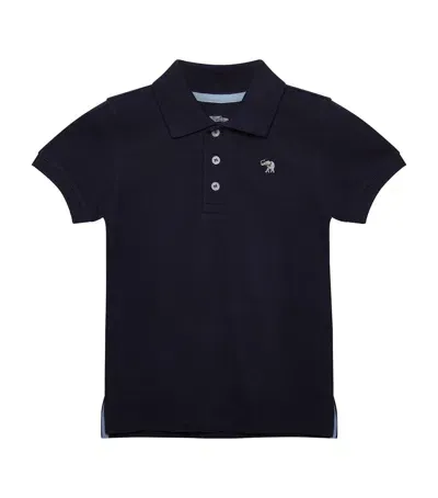 Trotters Kids' Harry Polo Shirt In Black