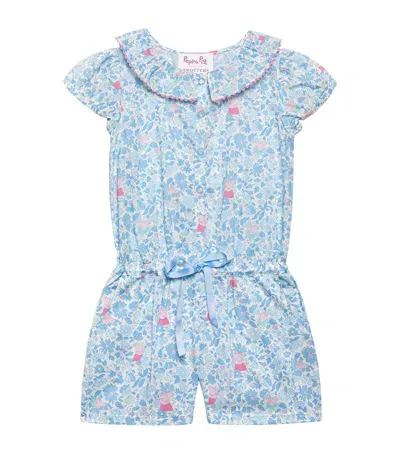 Trotters Kids' X Peppa Pig Willow Playsuit In Blue