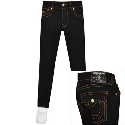 True Religion Ricky Big T Flap Jeans Black