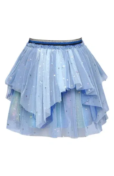 Truly Me Kids' Tiered Tutu In Blue Multi