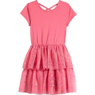 Tucker + Tate Kids' Sparkle Tutu Dress In Pink Rapture