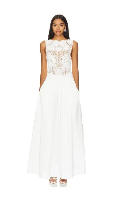 Tularosa X Ella Rose Kenleigh Maxi Dress In White