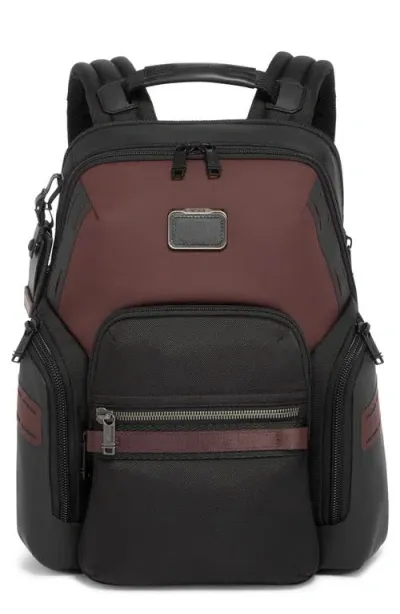 Tumi Alpha Bravo Search Backpack In Oxblood