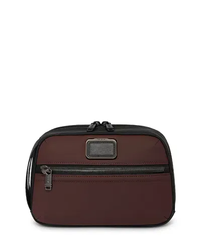 Tumi Alpha Bravo Response Travel Kit In Oxblood