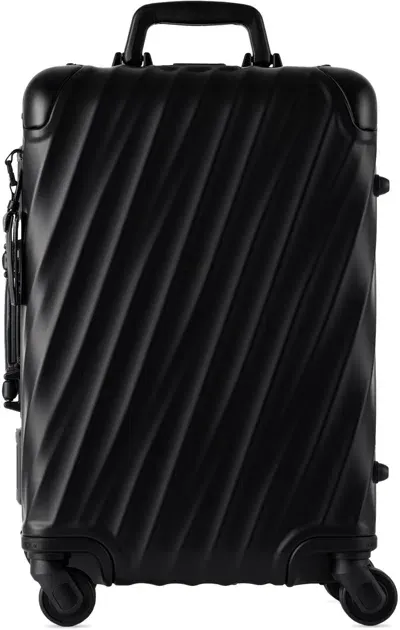 Tumi Black 19 Degree Aluminium International Carry-on Suitcase In Matte Black