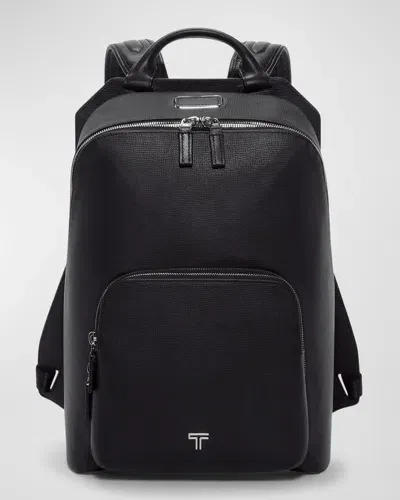 Tumi Davide Calf Leather Backpack In Black