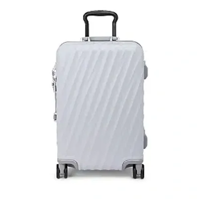 Tumi International Expandable 4 Wheeled Carry On Suitcase In Pearl Grey Texture