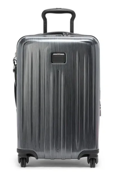 Tumi V4 Collection International Expandable Spinner Carry-on In Brushed Gunmetal