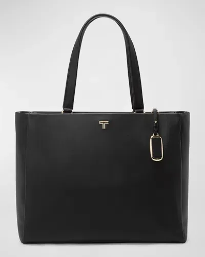 Tumi Vail Large Tote Bag In Black/light Gold