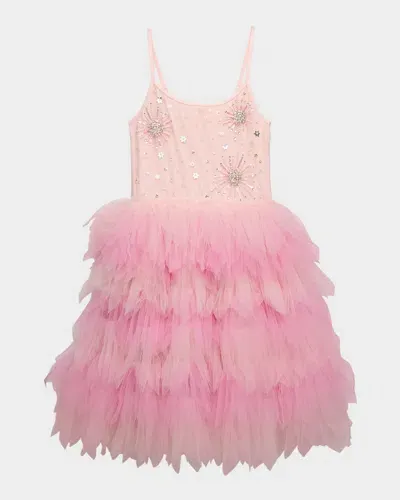 Tutu Du Monde Kids' Girl's Fireworks Embellished Tutu Dress In Pink Cloud