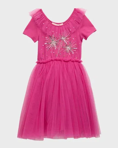 Tutu Du Monde Kids' Girl's Star Dance Embellished Tutu Dress In Fuschia