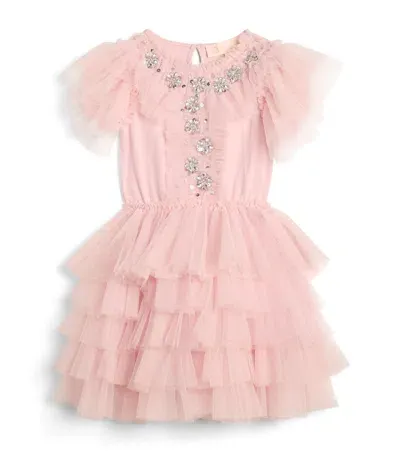 Tutu Du Monde Kids' Sequinned Marais T-shirt Dress In Pink