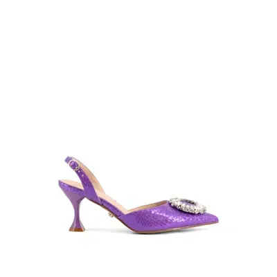 Twentyfourhaitch Heels In Purple