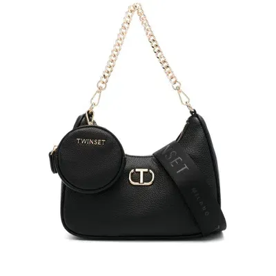 Twinset Together Shoulder Bag In Black