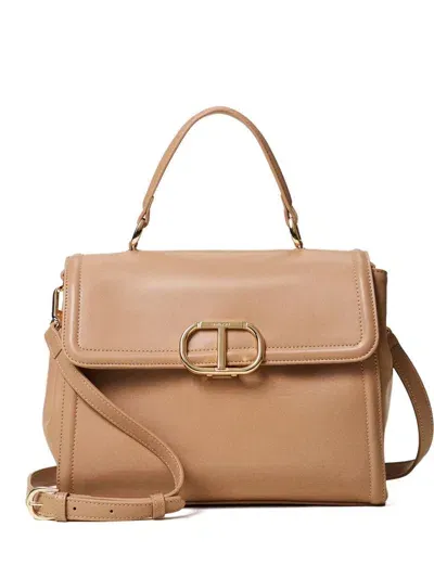 Twinset Brera Tote Bag In Brown