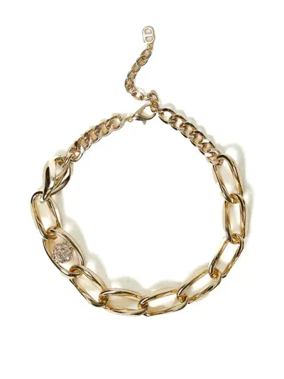 Twinset Chain Choker In Gold