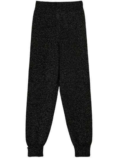 Twinset Knitted Joggers In Black