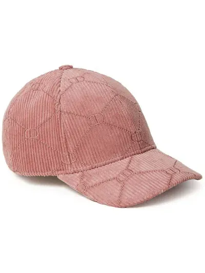 Twinset Logo Hat In Pink