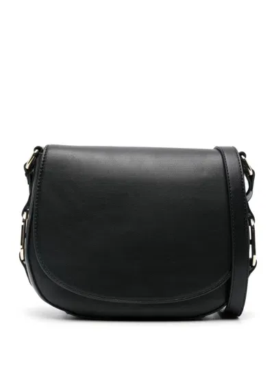 Twinset Logo-plaque Cross Body Bag In Black