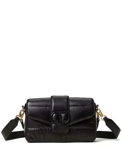 Twinset Medium Amie Ski Crossbody Bag In Black