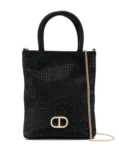 Twinset Mini Tote Bag In Black