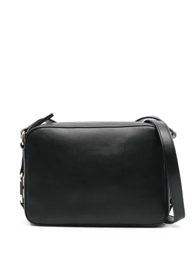 Twinset Oval T Cross Body Bag In Black