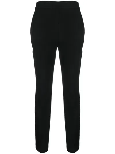 Twinset Slim-fit Tailored Trousers In Black