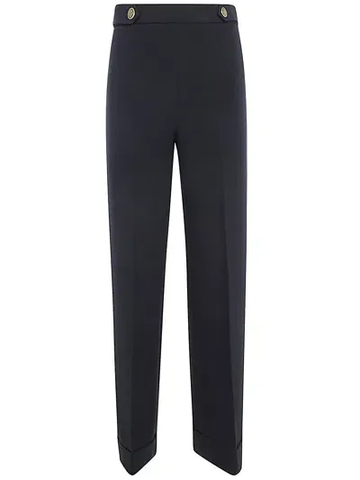 Twinset Trousers In Blue