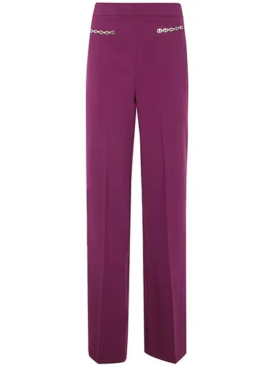 Twinset Trousers In Red