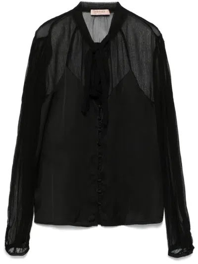 Twinset Twin-set Shirts In Black