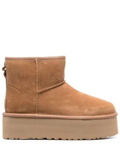 Ugg Australia Classic Mini Platform Boots In Brown