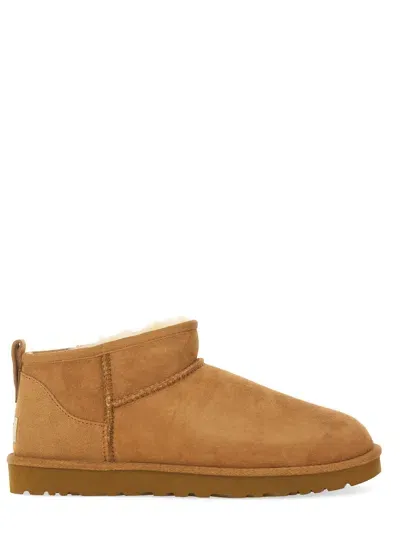 Ugg Boot Classic Ultra Mini In Beige