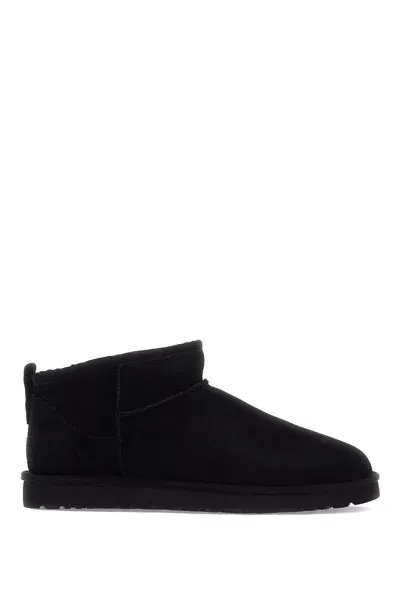 Ugg Classic Ultra Mini Ankle Boots In Black