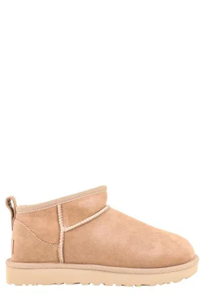 Ugg Classic Ultra Mini Boots In Beige