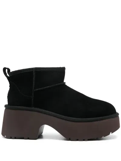 Ugg Classic Ultra Mini New Heights Boots In Blk