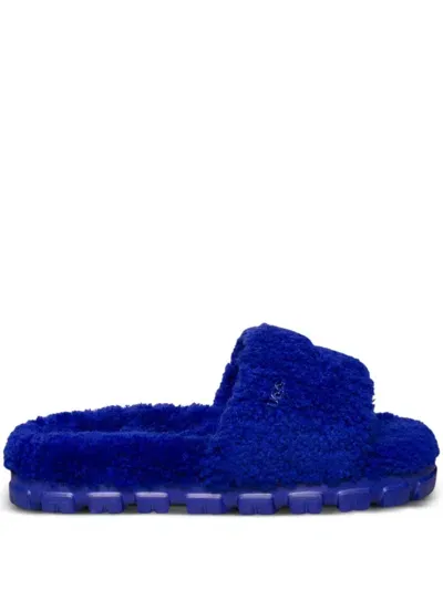 Ugg Cozetta Curly "blue" Slides