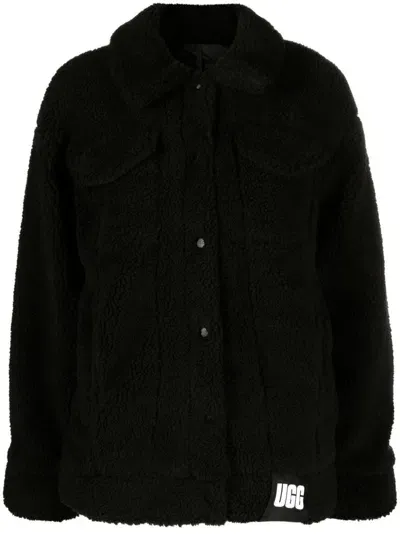 Ugg Frankie Faux-shearling Jacket In Black